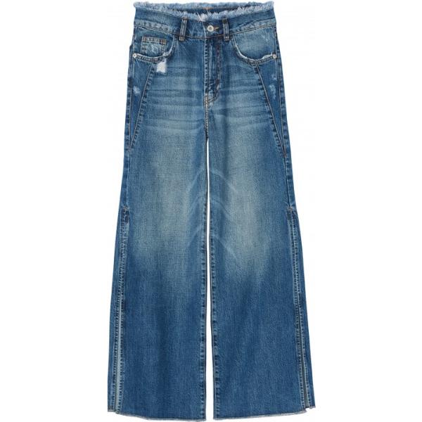Jeans spacchi laterali in denim blu scuro Find blu