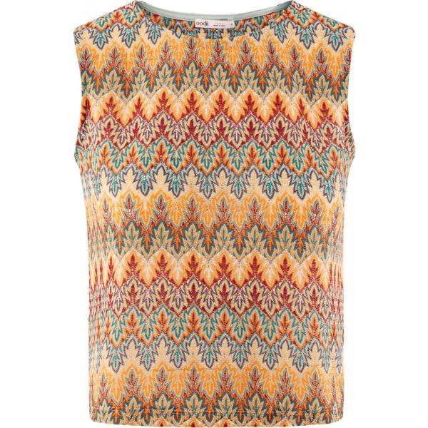 Top crop aderente arancione Oodji Ultra arancione