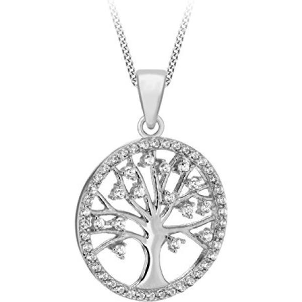 Collana in argento 925 ipoallergenico argento e bianco Tuscany Silver grigio