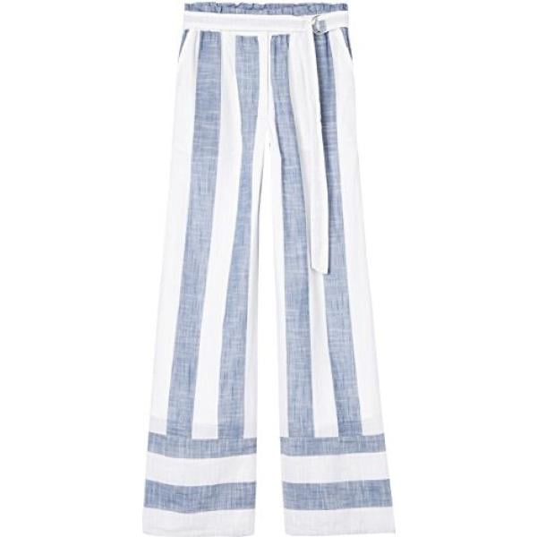 pantaloni a palazzo Find. bianco a righe