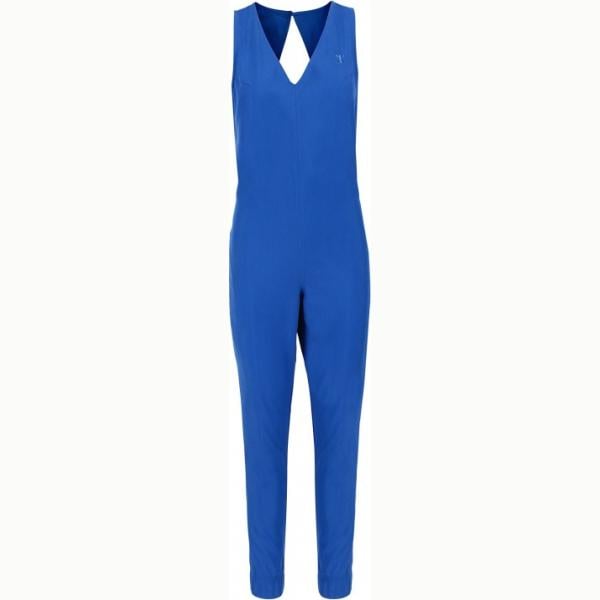 Jumpsuit blu One Piece marrone