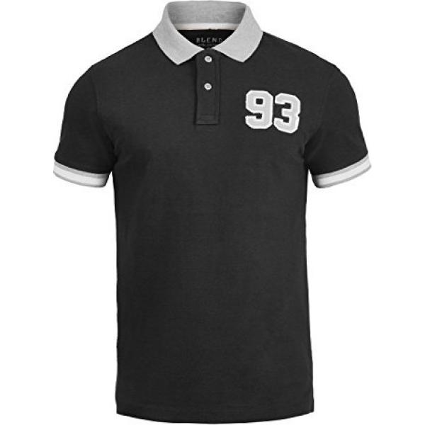 polo Blend nero a righe