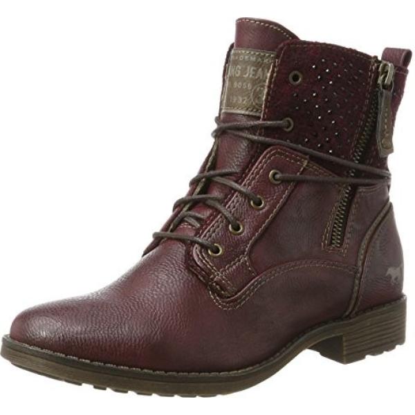 Stivali rosso e bordeaux Mustang rosso