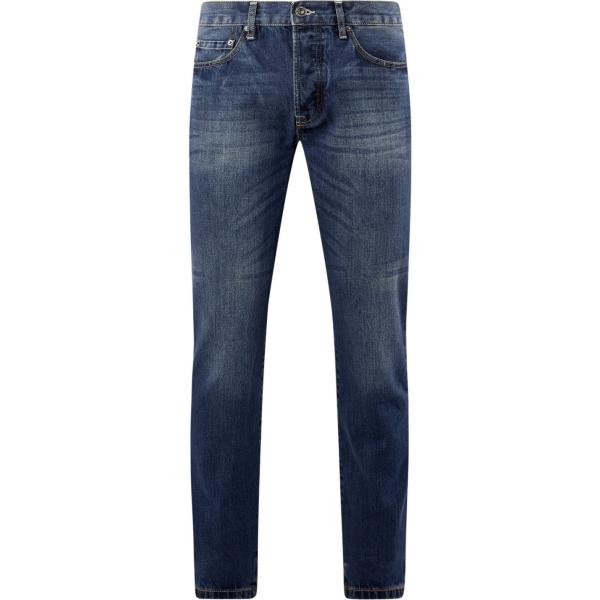 jeans slim fit Oodji Ultra blu