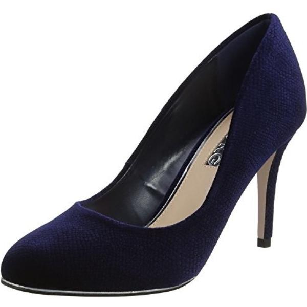 Scarpe col tacco navy Miss KG blu