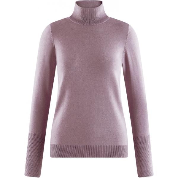 Maglione spacchi laterali lavorato a maglia aderente viola Oodji Ultra viola