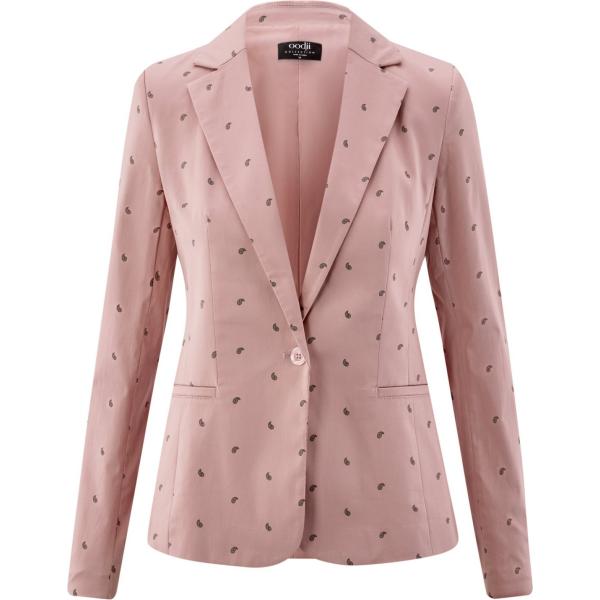 Blazer collo con revers aderente rosa Oodji Collection rosa
