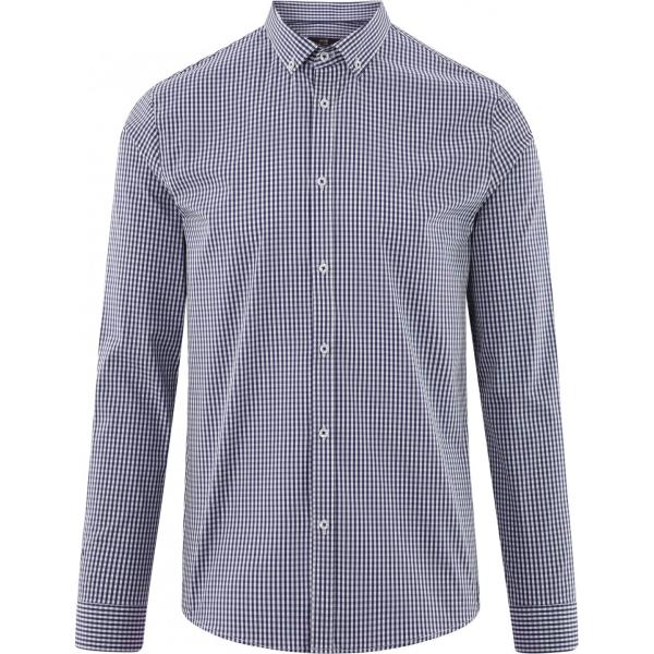 camicie Oodji Ultra grigio a quadri