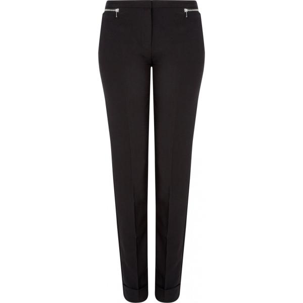 Pantalone con zip aderente nero Oodji Ultra nero