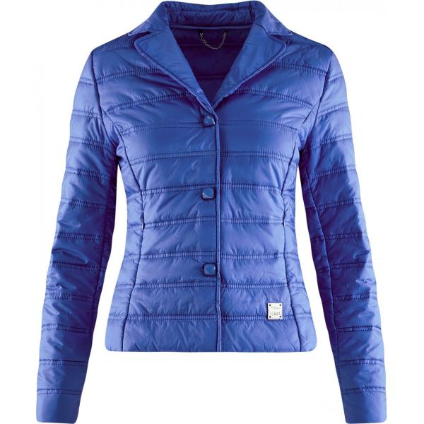 Giubbotto collo con revers aderente blu Oodji Ultra blu