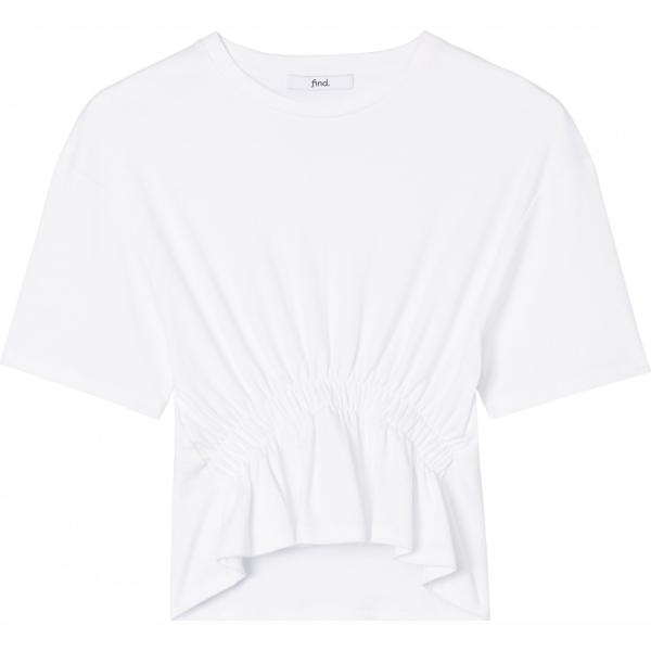 t-shirt Find. bianco