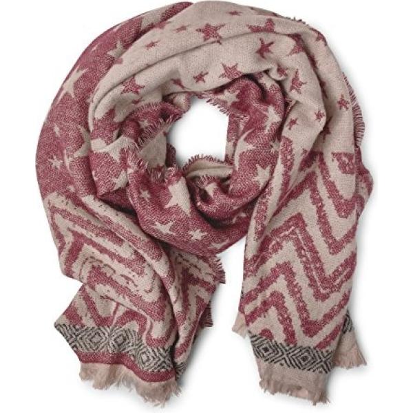 Sciarpa lunga jacquard Street One viola