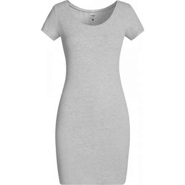 Vestito in in maglia aderente grigio Oodji Ultra grigio
