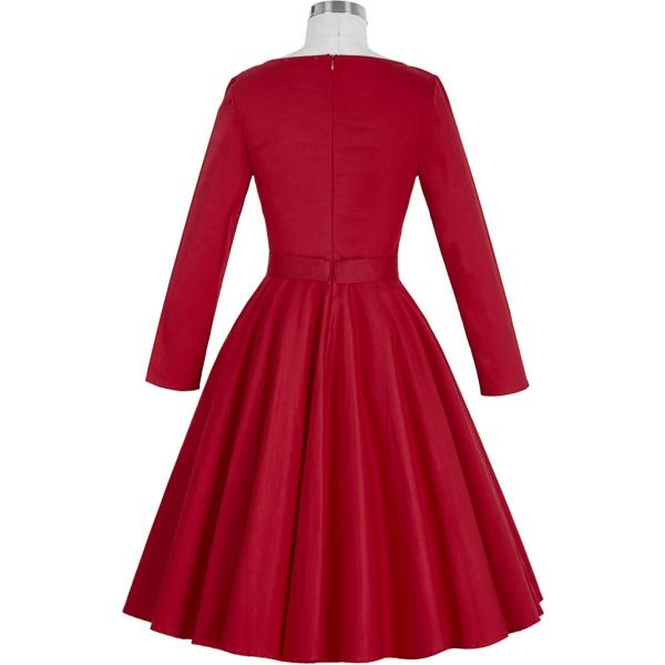 Vestito con fiocco collo aperto con zip Belle Poque