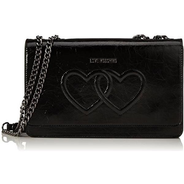 Borsa a spalla nero Love Moschino nero