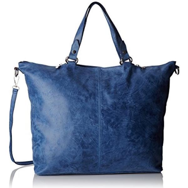 Borsa a tracolla in denim blu Chicca Borse blu