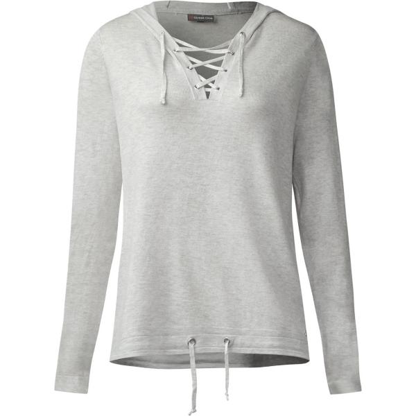 Felpa con cappuccio Street One grigio