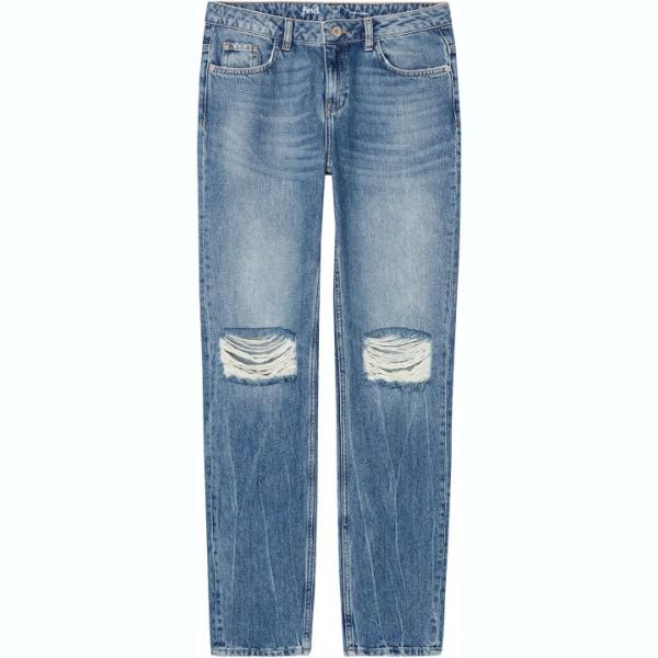 Jeans effetto strappato in denim rigido blu Find blu