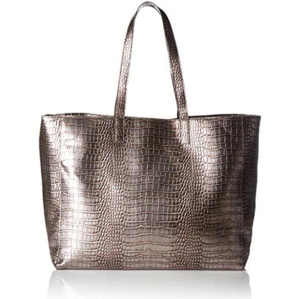 Borsa tote argento Pieces grigio