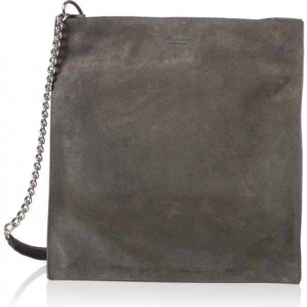 Borsa a spalla grigio e nero Vagabond grigio