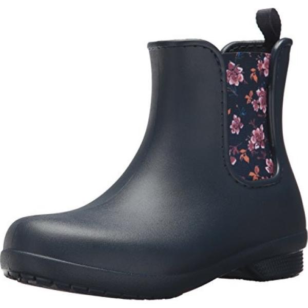 Stivali chelsea blu Crocs blu a fiori