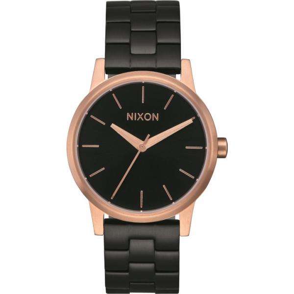 Orologio in acciaio inox oro e rosso Nixon giallo