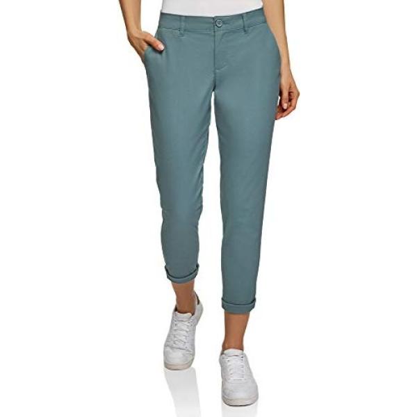 pantaloni chino Oodji Ultra grigio