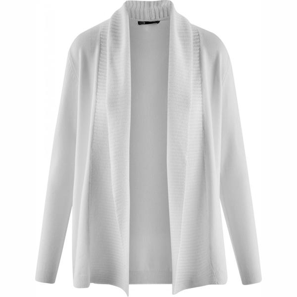 Cardigan lavorato a maglia bianco Oodji Collection bianco