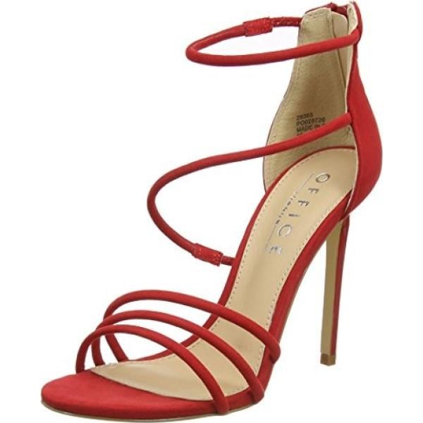 Scarpe con cinturino rosso Office rosso