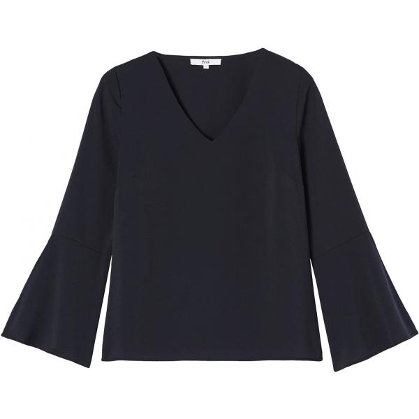 Blusa con spacco nero Find nero