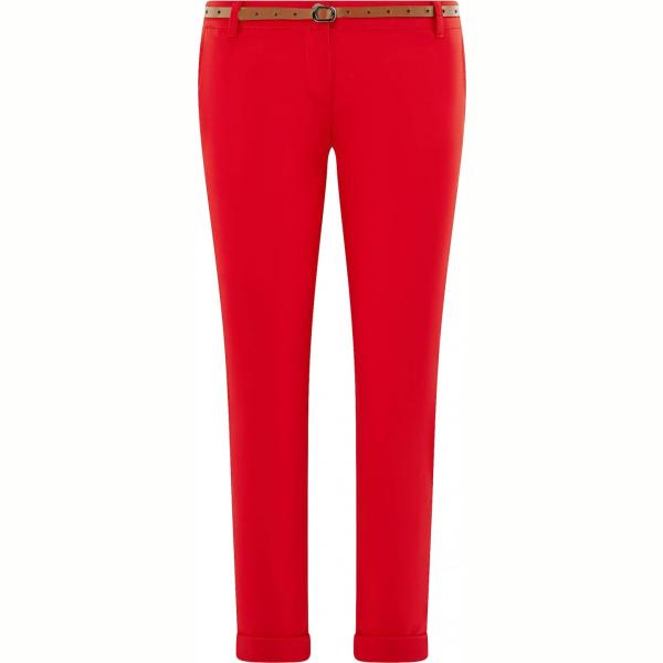 pantaloni chino Oodji Ultra rosso