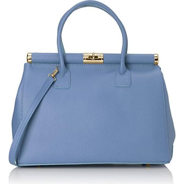 Borsa a mano azzurro Chicca Borse blu
