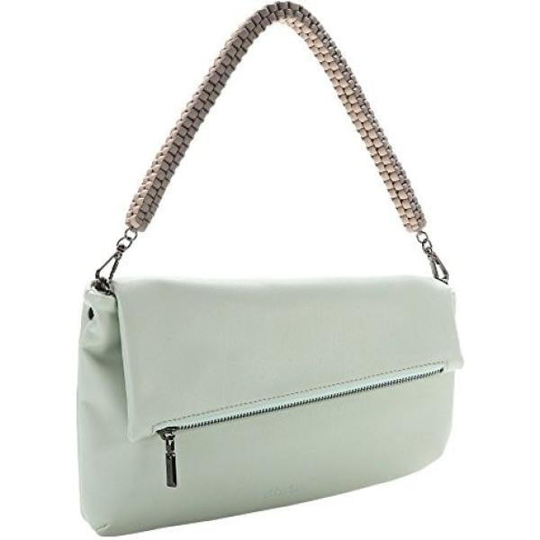 Clutch cartella con manico taglia unica verde Abbacino verde