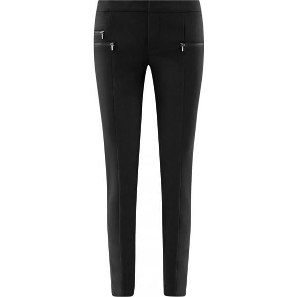 Pantalone con zip aderente nero Oodji Ultra nero