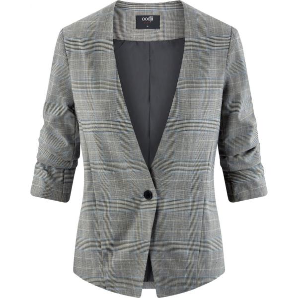Blazer aderente grigio Oodji Ultra grigio