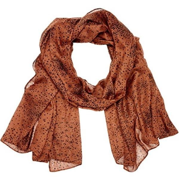 Sciarpa lunga Pieces marrone