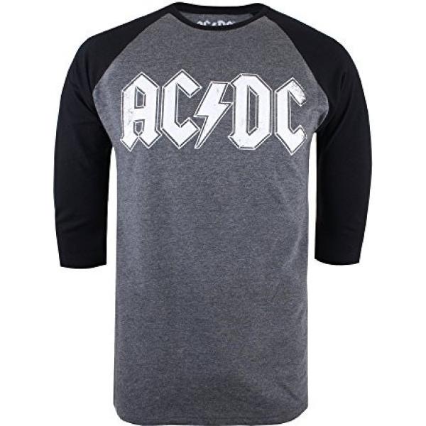 T-shirt manica raglan a maniche lunghe grigio e nero Sconosciuto grigio
