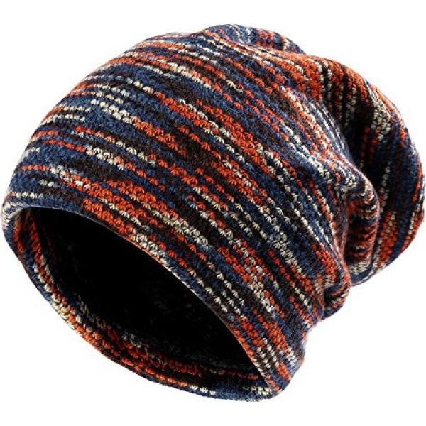 Cappello beanie in in maglia rosso Vbiger
