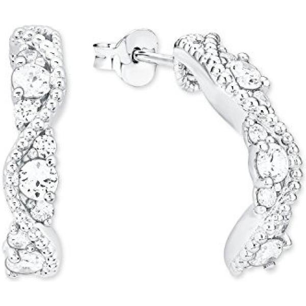 Orecchini argento Amor grigio
