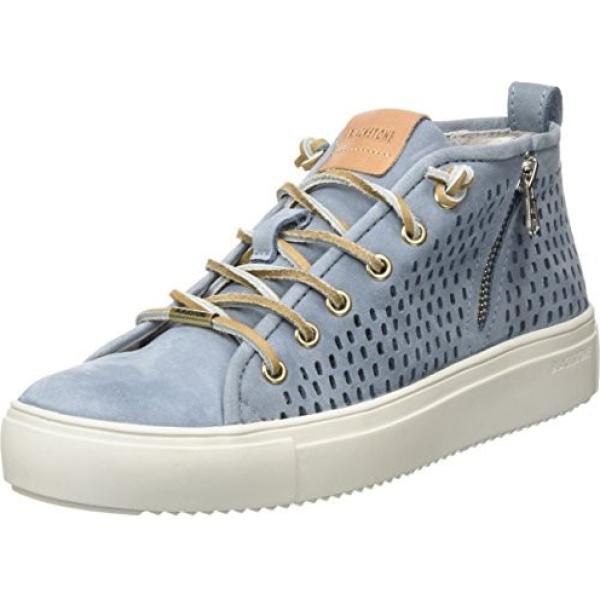 Sneakers collo alto blu Blackstone blu