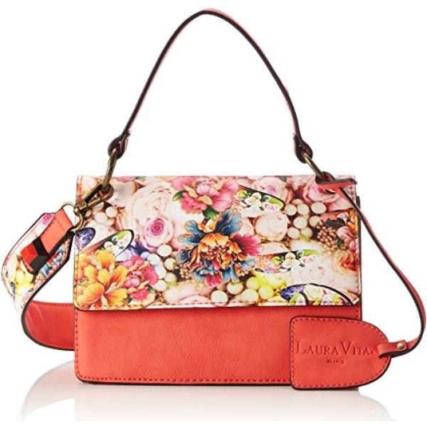 Borsa a spalla rosa Laura Vita viola