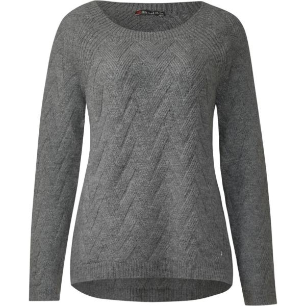 Maglione melange grigio Street One grigio