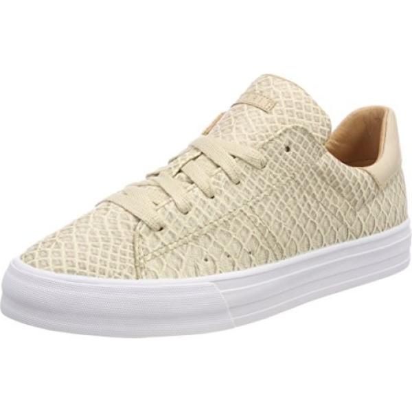 Scarpe con pizzo da ginnastica beige Esprit