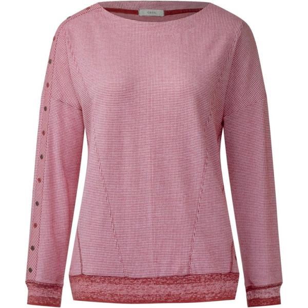 T-shirt a maniche lunghe rosso Cecil rosso