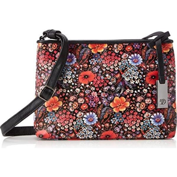 Borsa a spalla in denim nero Tom Tailor nero