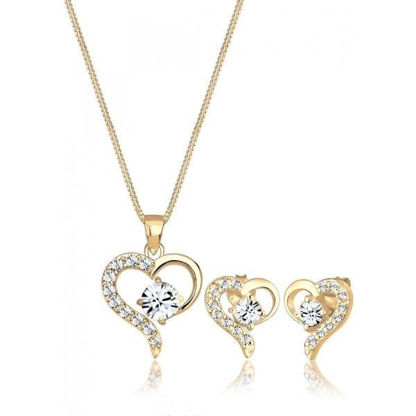 Collana con ciondolo argento Elli grigio