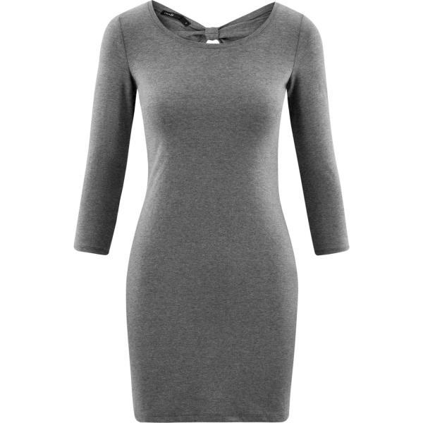 Vestito a goccia aderente grigio Oodji Ultra grigio