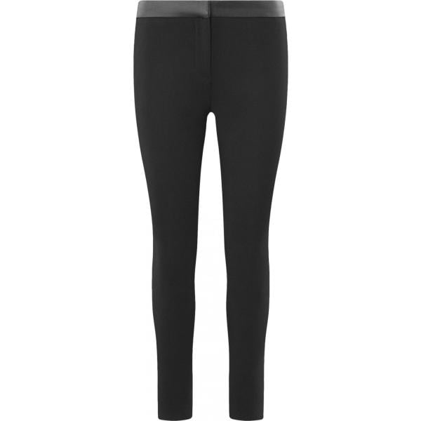 Pantalone in ecopelle aderente nero Oodji Ultra nero