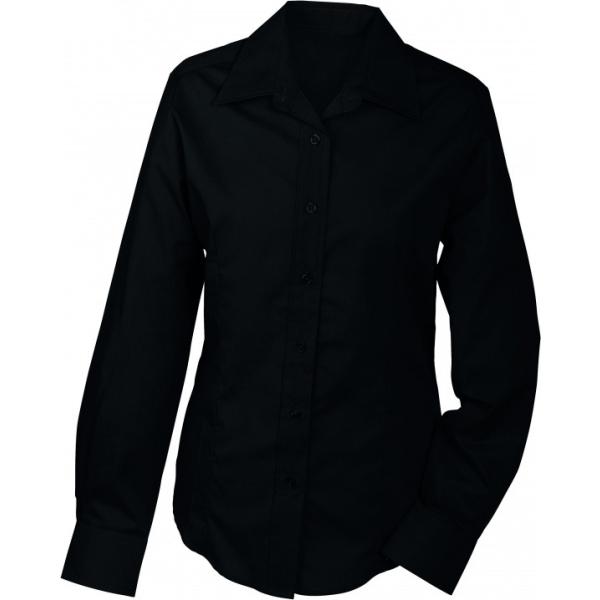 Camicia nero James & Nicholson nero