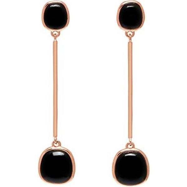 Orecchini a pendolo in ottone rosa Lola Rose